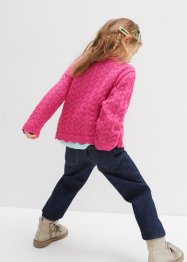 Hålmönstrad tröja för barn, bpc bonprix collection