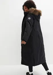 Vattentät funktionskappa med fuskpäls, bonprix