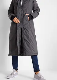Vattentät funktionskappa med fuskpäls, bonprix