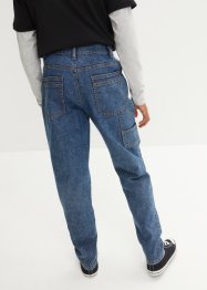 Barnjeans med vida jeans, avslappnad passform, ekologisk bomull, John Baner JEANSWEAR