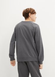 Sweatshirt med fickor i återvunnen polyester för barn, bpc bonprix collection