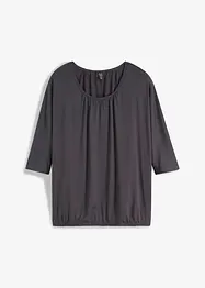 Oversizetopp i materialmix, bonprix