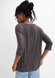 Oversizetopp i materialmix, bonprix