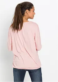 Oversizetopp i materialmix, bonprix