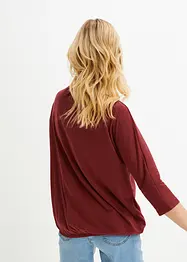 Oversizetopp i materialmix, bonprix