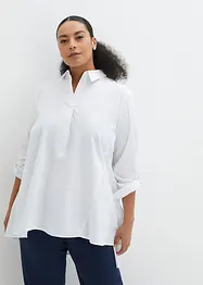 Skjortblus som är längre bak än fram, bonprix