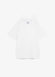 Oversizetopp i tung interlockjersey av ekologisk bomull, bonprix