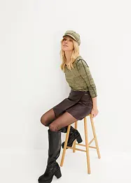 Långärmad topp i mjuk viskos, bonprix