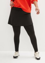Formande ankellånga sportleggings med kjol, bpc bonprix collection