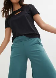 Loungeculotter med vida ben, bonprix