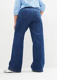 Wide Leg Jeans Mid Waist, med bekväm midja, bonprix