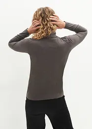 Långärmad polotröja i bomullsblandning (2-pack), bonprix