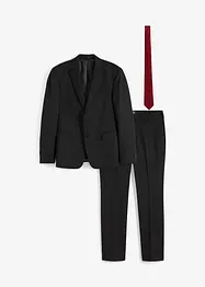 Kostym med slips (3 delar) Regular Fit, bonprix