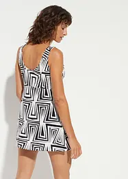 Lång tankini med återvunnen polyamid (2 delar), bonprix