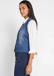 Stretchig jeansväst, bonprix