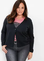 Kort cardigan med bomull, bonprix