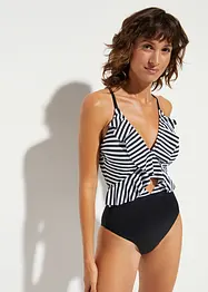 Baddräkt med volang, bonprix