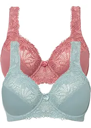 Minimizer-BH med vadderade axelband (2-pack), bonprix