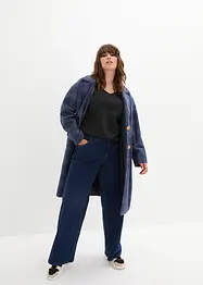 Figurnära långärmad topp (2-pack), bonprix