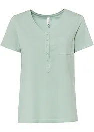 T-shirt i bomull och viskos, bonprix