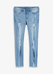 Extra tajta stuprörsjeans, destroyed, bonprix