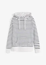 Sweatshirt med luva i bomullsmix, bonprix