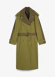 Tvåfärgad trenchcoat, bonprix