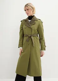 Tvåfärgad trenchcoat, bonprix