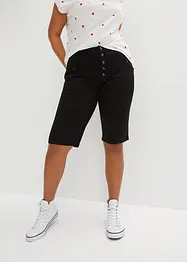 Bermudashorts med hög midja i elastisk bomullsmix, bonprix