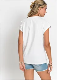 Oversizetopp av ren bomull, bonprix