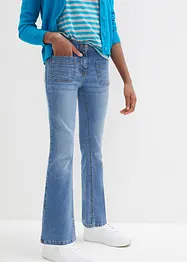 Bekväma jeans med utsvängda ben, bonprix