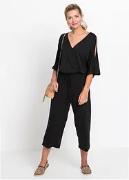Jerseyjumpsuit i följsam viskos, bonprix