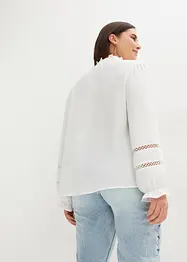 Blustunika med spets, bonprix