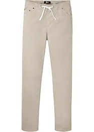 Stretchig dra på-byxa, normal passform, raka ben, bonprix