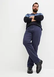 Stretchbyxa, Classic Fit, med bomull, Straight, bonprix