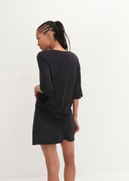 Funktionell snabbtorkande longshirt med slits, bonprix