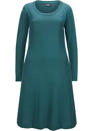 Stickad klänning i utställd modell, bonprix