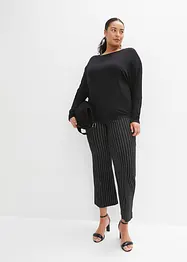 Långärmad topp av mjuk viskosmix, bonprix