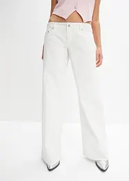 Wide Leg Jeans, Low Waist, bonprix