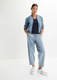 Barrel Jeans Mid Waist, med bekväm midja, bonprix