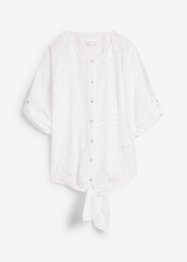 Lätt transparent skjortblus med knutdetalj, bpc selection