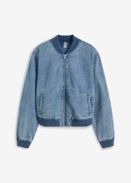 Bomberjacka i denim, bonprix