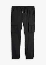 Dra-på-byxa i cargostil, Loose Fit, raka ben, bonprix
