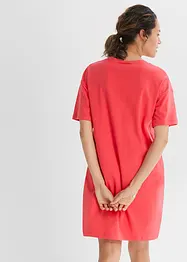 T-shirtklänning i oversizemodell med V-ringning (2-pack), bonprix