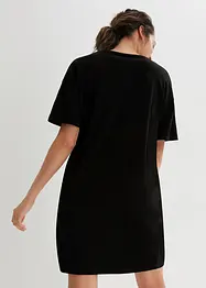 T-shirtklänning i oversizemodell med V-ringning (2-pack), bonprix