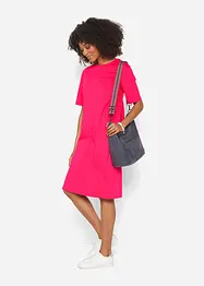 T-shirtklänning i oversizemodell med bomull (2-pack), bonprix