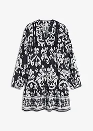 Tunikaklänning i följsam viskos, bonprix