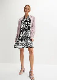 Tunikaklänning i följsam viskos, bonprix