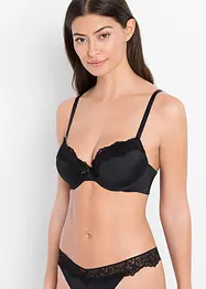 (3-pack) BH med formpressade kupor och återvunnen polyamid, bonprix