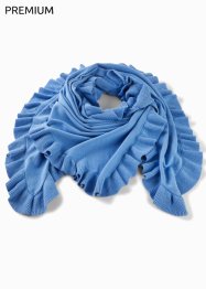 Extra stor scarf med sidenandel, bonprix PREMIUM